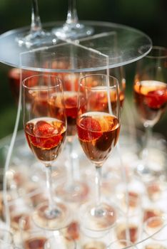 wedding glasses for wine and champagne from crystal