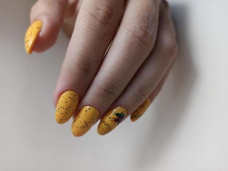 beautiful manicure always in a moda. High quality photo