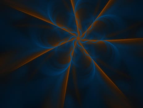 Imaginatory lush fractal texture image abstract background
