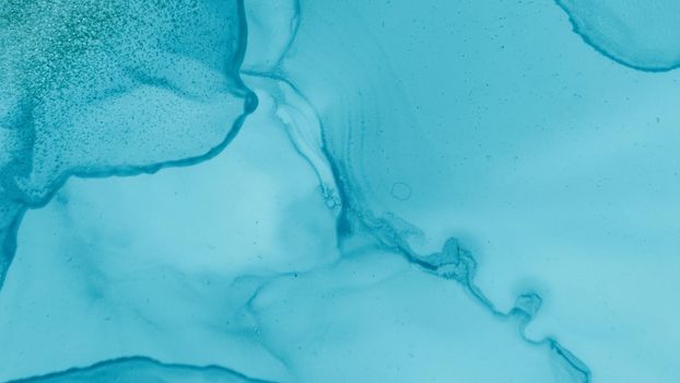 Contemporary Paint Wallpaper. Alcohol Inks Texture. Watercolor Paint Illustration. Pastel Flow Water. Blue Cloud Gradient Abstraction. Teal Pastel Fluid Water. Blue Sea Fashion Abstraction.