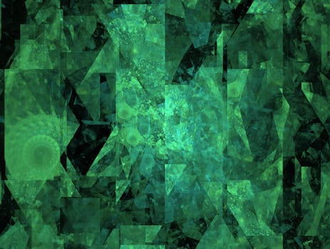 Imaginatory lush fractal texture image abstract background