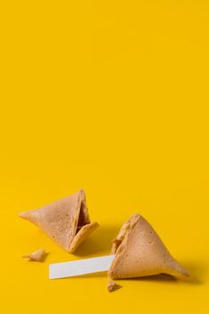 chinese new year with fortune cookies. High resolution photo