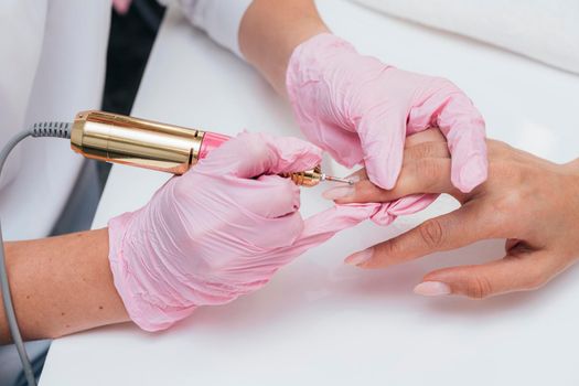 nail hygiene care high view. High resolution photo