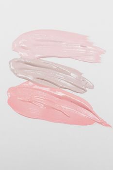 strokes pastel colors lipstick. High resolution photo