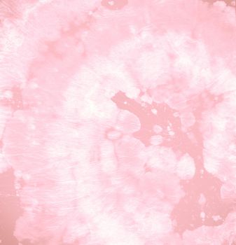 Pink Spiral Tie Dyed. Art Water Dress. Batik Light Background. Color Shirt. Tie Die Circular Painting. Hippie Swirl Pattern. Artistic Print. Watercolor Old Design. Spiral Tie Dyed.