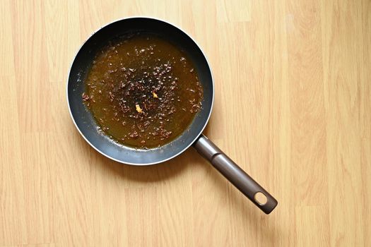 Dirty dishes in the kitchen