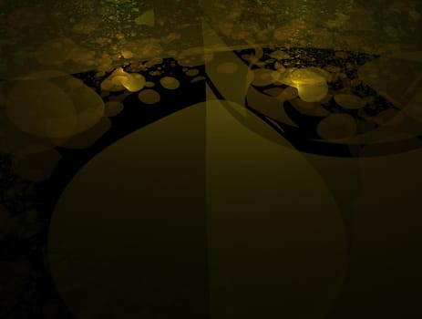 Imaginatory lush fractal texture image abstract background