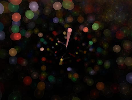 Imaginatory lush fractal texture image abstract background