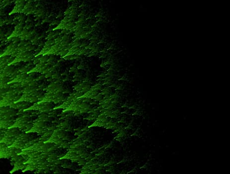 Imaginatory lush fractal texture image abstract background