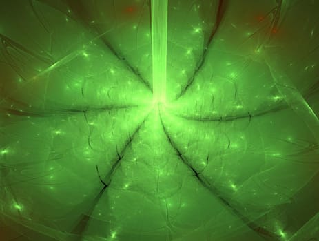 Imaginatory lush fractal texture image abstract background