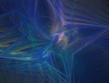 Imaginatory lush fractal texture image abstract background
