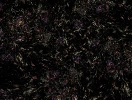 Imaginatory lush fractal texture image abstract background