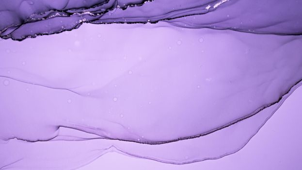 Purple Liquid Paint. Luxury Metallic Alcohol Ink Background. Marble Abstract Texture. Grunge Liquid Paint Waves. Watercolor Fluid Wall. Grey Acrylic Oil Pattern. Flow Liquid Paint Waves.