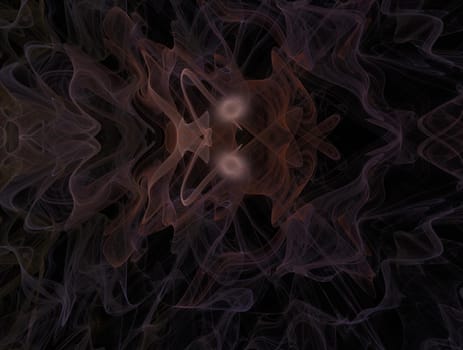 Imaginatory lush fractal texture image abstract background