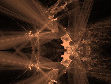 Imaginatory lush fractal texture image abstract background