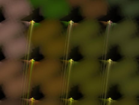 Imaginatory lush fractal texture image abstract background