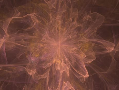 Imaginatory lush fractal texture image abstract background
