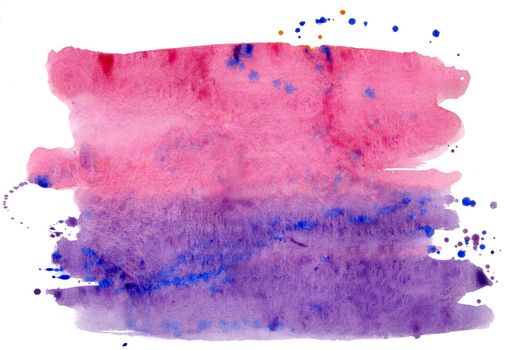 Abstract watercolor brush strokes painted background. Texture paper.