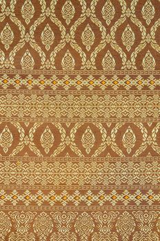 Traditional batik sarong pattern background.