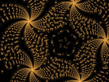 Imaginatory lush fractal texture image abstract background