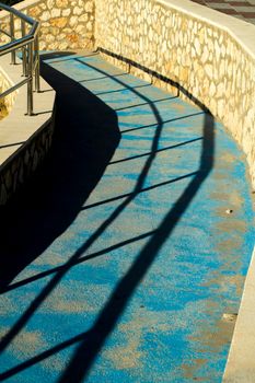 Access to the beach for disabled people in southern Spain, Santa Pola, Alicante