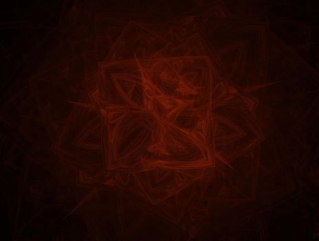 Imaginatory lush fractal texture image abstract background