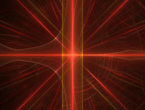Imaginatory lush fractal texture image abstract background