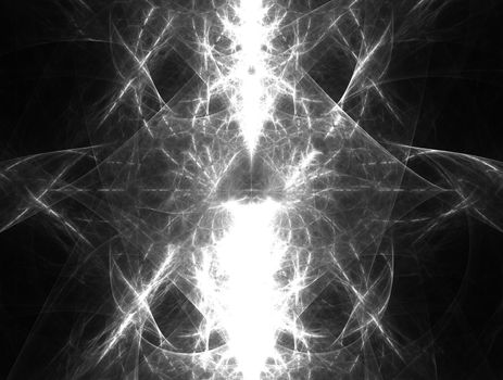 Imaginatory lush fractal texture image abstract background