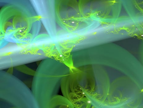 Imaginatory lush fractal texture image abstract background