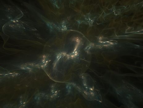Imaginatory lush fractal texture image abstract background