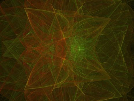 Imaginatory lush fractal texture image abstract background