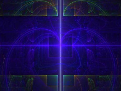Imaginatory lush fractal texture image abstract background