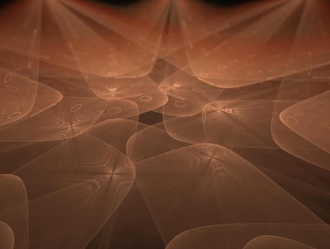 Imaginatory lush fractal texture image abstract background