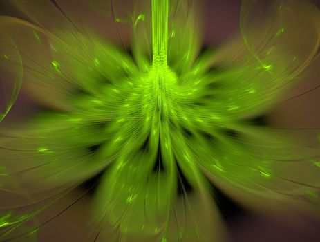 Imaginatory lush fractal texture image abstract background