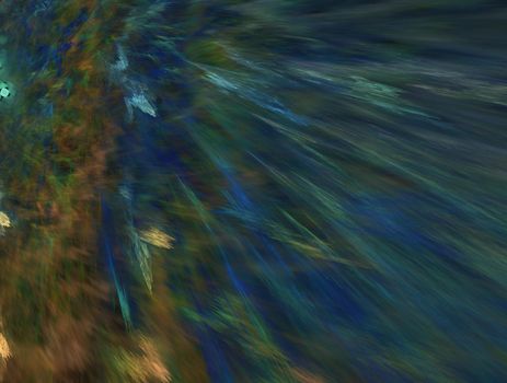 Imaginatory lush fractal texture image abstract background