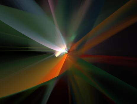 Imaginatory lush fractal texture image abstract background