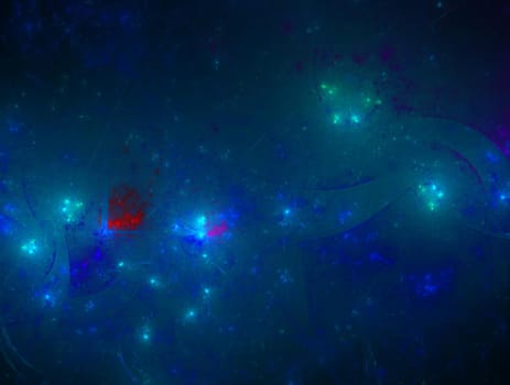 Imaginatory lush fractal texture image abstract background