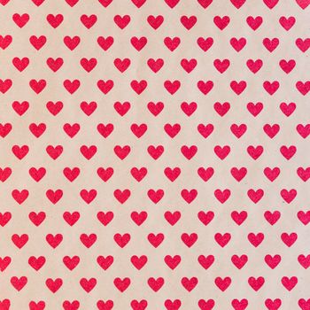 seamless pattern with red hearts. High resolution photo
