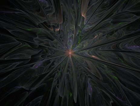 Imaginatory lush fractal texture image abstract background