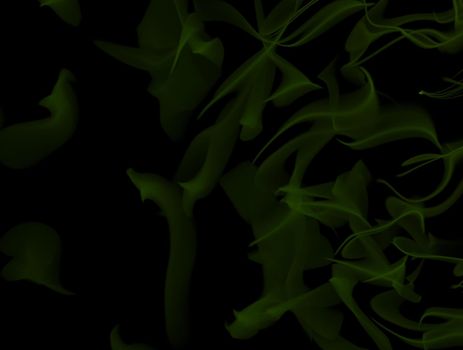 Imaginatory lush fractal texture image abstract background
