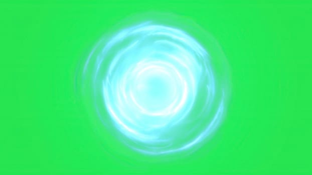 3d illustration - Glowing plasma background on green screen 
