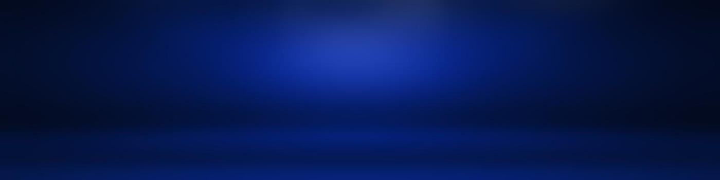 Abstract Luxury gradient Blue background. Smooth Dark blue with Black vignette Studio Banner