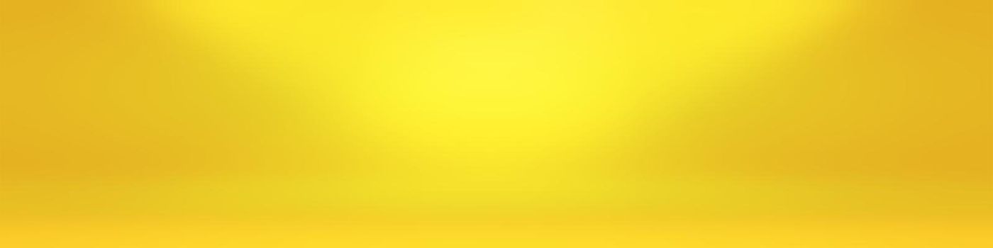 Abstract Luxury Gold yellow gradient studio wall, well use as background,layout,banner and product presentation