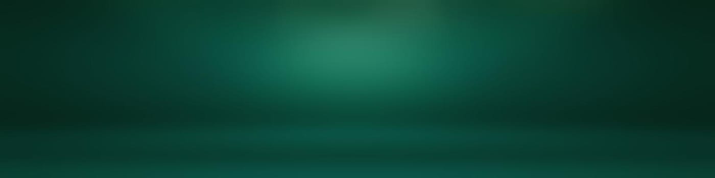 Luxury plain Green gradient abstract studio background empty room with space for your text and picture.