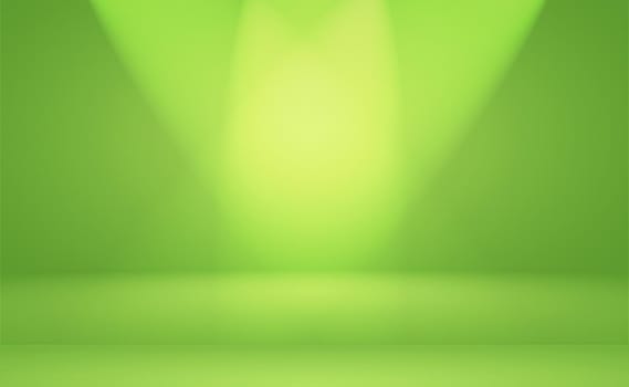 Luxury plain Green gradient abstract studio background empty room with space for your text and picture.