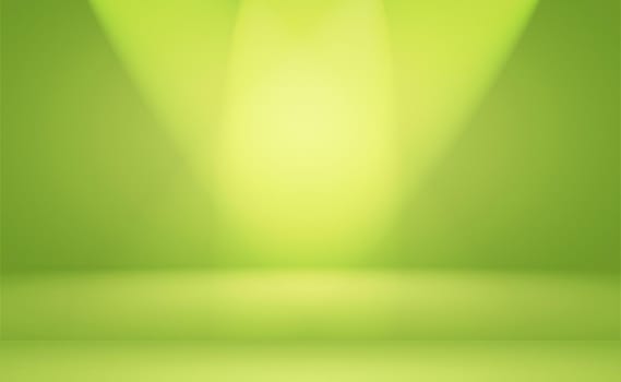 Luxury plain Green gradient abstract studio background empty room with space for your text and picture.