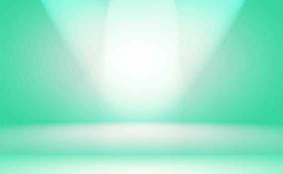 Luxury plain Green gradient abstract studio background empty room with space for your text and picture.