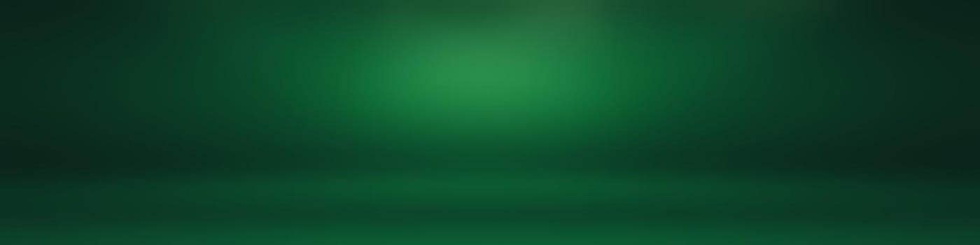 Luxury plain Green gradient abstract studio background empty room with space for your text and picture.