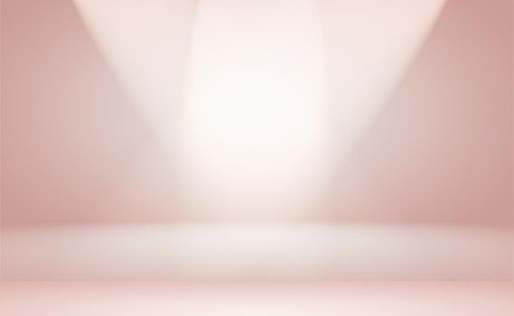 Abstract empty smooth light pink studio room background, Use as montage for product display,banner,template