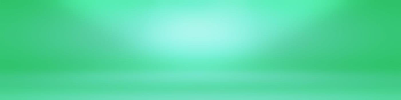 Luxury plain Green gradient abstract studio background empty room with space for your text and picture.